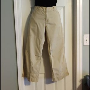 Banana Republic, tan, capris